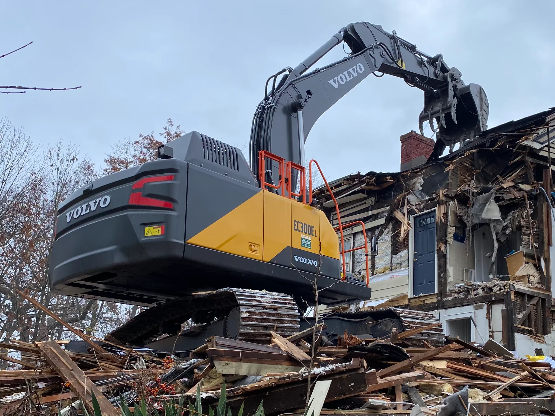 Demolition of house